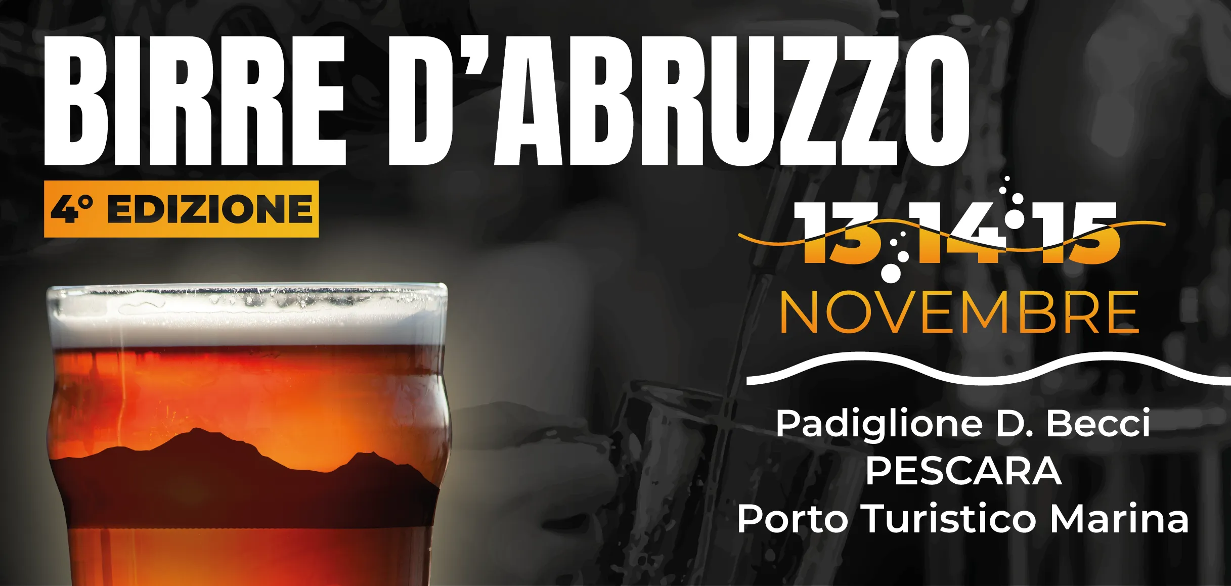 Festival delle Birre d'Abruzzo - ADESIONE PER FOODTRUCK - 13, 14 e 15 Novembre 2026 - CUP: C78H23000890002